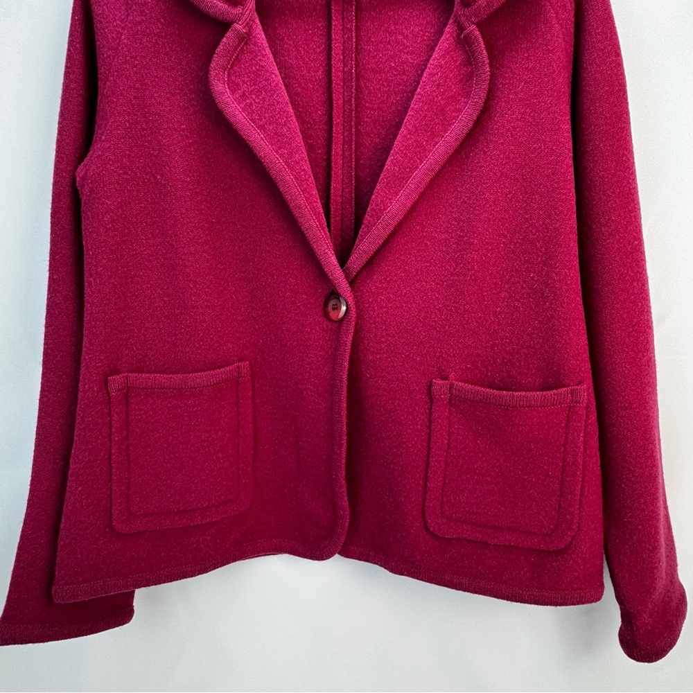 Pendleton Raspberry Pink 100% Lambs Wool Sweater … - image 4